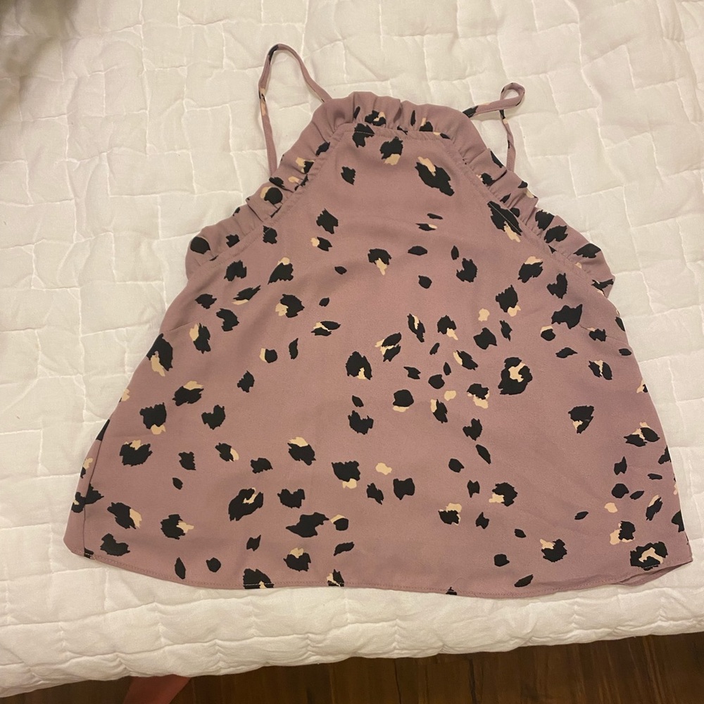 Lavender Buddy Love crop tank